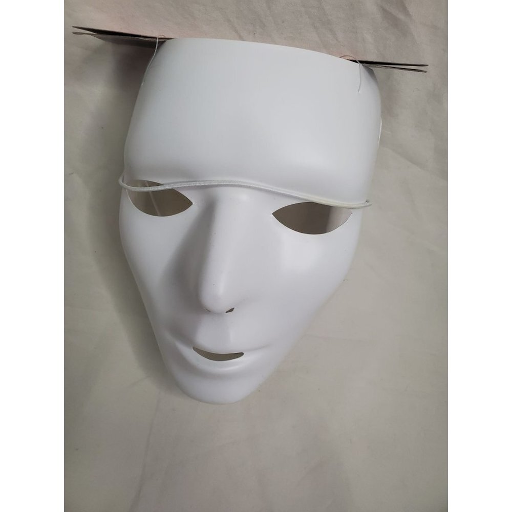 New White Neon Halloween Mask